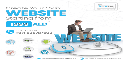 our website packages starting at just 1999 AED!